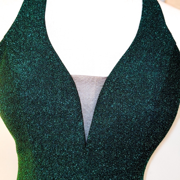 Emerald Green "Dazzling Emerald City" Mermaid Gown - Picture 6 of 8